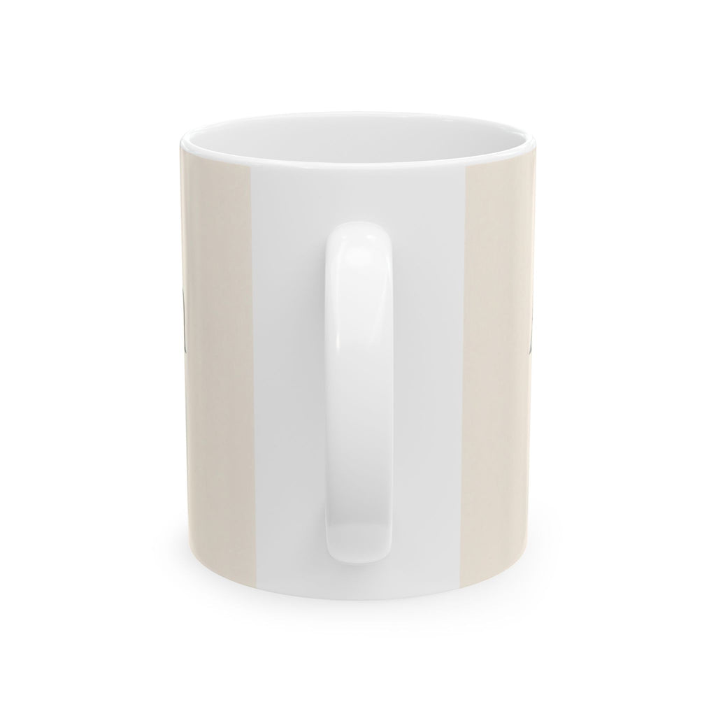 Islamic Mug, Alhamdulillah Ceramic Coffee Mug 11oz, Muslim Gift, Eid Ramadan Present, Arabic Coffee Cup, Gold Minimalist Design