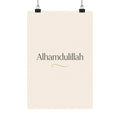Alhamdulillah Wall Art, Islamic Typography Print, Muslim Home Decor, Gratitude Quote Poster, Eid Ramadan Gift, Matte Print
