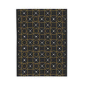 Islamic Throw Blanket, Geometric Zellige Tile Pattern, Plush Velveteen, Muslim Gift, Eid Ramadan Home Decor, Arabic Blanket