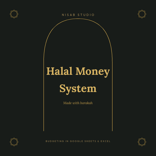 Halal Money System, complete Islamic money toolkit, Nisab Studio, made with barakah