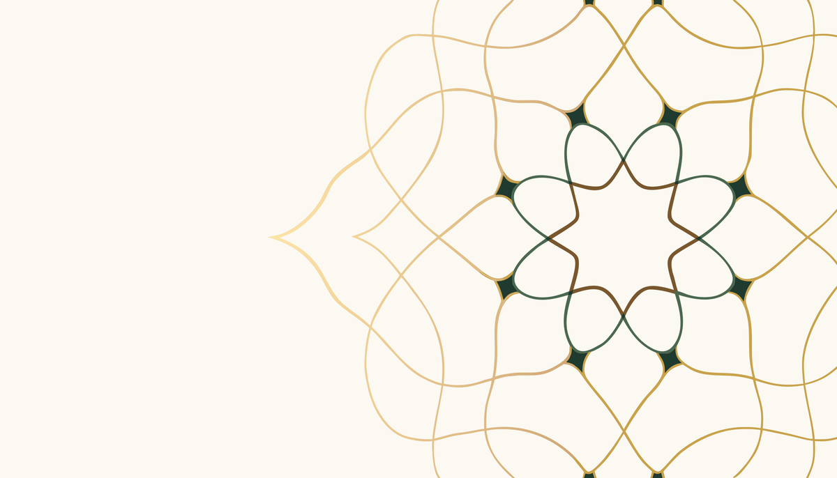 Nisab Studio hero banner geometric pattern